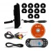 TELA ENCOSTO DE CABEÇA ACOPLÁVEL DVD+USB+AVIN+PI+DC+SD - TELA 7" TECLADO TOUCH - PRETO